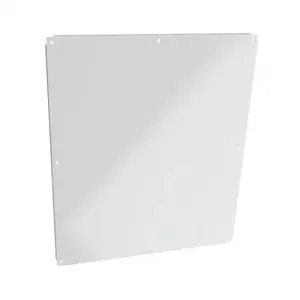 HAMMOND 18P3933 Subpanel, Carbon Steel, White, Powder Coat Finish | CV8ADE