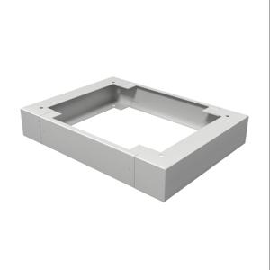 HAMMOND 2CLP42418 Console Plinth, 4 x 24 x 18 Inch Size, Carbon Steel, Ral 7035 Light Gray | CV7VGH