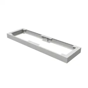 HAMMOND 2CLP46018 Console Plinth, 4 x 60 x 18 Inch Size, Carbon Steel, Ral 7035 Light Gray | CV7VGL