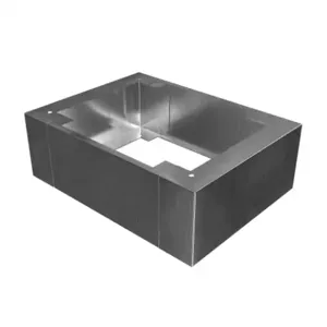 HAMMOND 2CSP82418 Console Plinth, 8 x 24 x 18 Inch Size, 304 Stainless Steel, #4 Brush Finish | CV7VGW