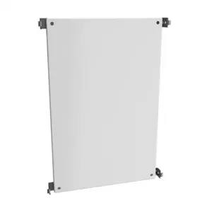 HAMMOND 72WHW Subpanel, Half-Height, Carbon Steel, White, Powder Coat Finish | CV8AEG