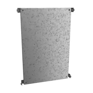 HAMMOND 72WHWG Subpanel, Half-Height, Galvanized Steel | CV8AEH