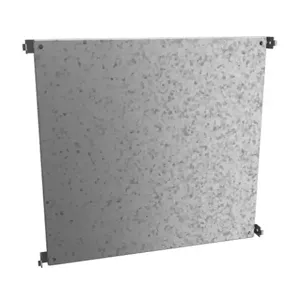 HAMMOND 72YHWG Subpanel, Half-Height, Galvanized Steel | CV8AEN