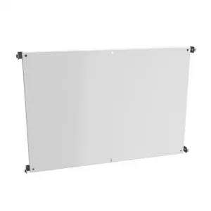 HAMMOND 72ZWHW Subpanel, Half-Height, Carbon Steel, White, Powder Coat Finish | CV8AER