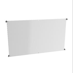 HAMMOND 90BYHW Subpanel, Half-Height, Carbon Steel, White, Powder Coat Finish | CV8AFG