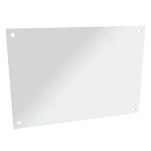 HAMMOND AP1620 Subpanel, Carbon Steel, White, Powder Coat Finish | CV8AGN