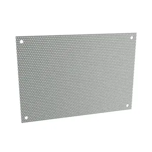 HAMMOND AP1620PP Subpanel, Perforated, Carbon Steel, Ansi 61 Gray, Powder Coat Finish | CV8AGP