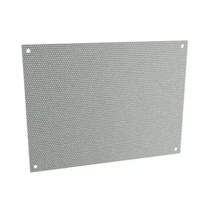 HAMMOND AP2024PP Subpanel, Perforated, Carbon Steel, Ansi 61 Gray, Powder Coat Finish | CV8AGU