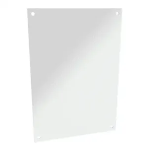 HAMMOND AP2416 Subpanel, Carbon Steel, White, Powder Coat Finish | CV8AGV