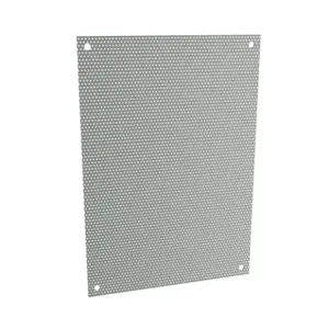 HAMMOND AP2416PP Subpanel, Perforated, Carbon Steel, Ansi 61 Gray, Powder Coat Finish | CV8AGW