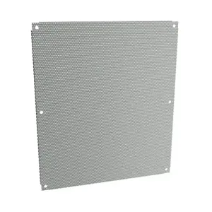 HAMMOND AP3024PP Subpanel, Perforated, Carbon Steel, Ansi 61 Gray, Powder Coat Finish | CV8AHC