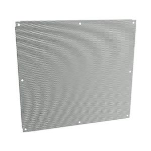 HAMMOND AP3030PP Subpanel, Perforated, Carbon Steel, Ansi 61 Gray, Powder Coat Finish | CV8AHE