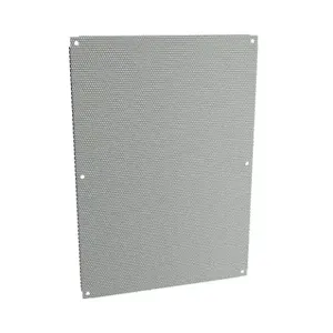 HAMMOND AP3624PP Subpanel, Perforated, Carbon Steel, Ansi 61 Gray, Powder Coat Finish | CV8AHG