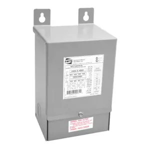 HAMMOND C1F1C5LES General Purpose Transformer, Encapsulated Core, 1.5 Kva, 1-Phase, 240/480 VAC Primary | CV8DUC