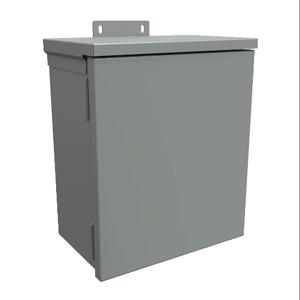 HAMMOND C3R12106HCR Enclosure, 12 x 10 x 6 Inch Size, Wall Mount with Knockouts, Galvanized Steel | CV7JVT
