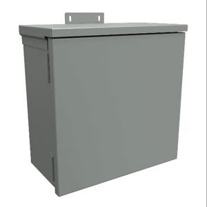 HAMMOND C3R12126HCR Enclosure, 12 x 12 x 6 Inch Size, Wall Mount with Knockouts, Galvanized Steel | CV7JVV