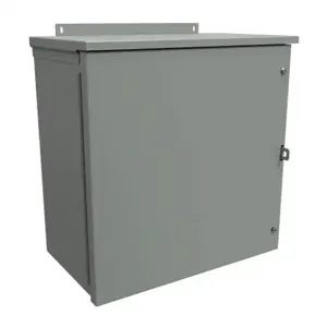 HAMMOND C3R181810HCR Enclosure, 18 x 18 x 10 Inch Size, Wall Mount, Galvanized Steel, Ansi 61 Gray | CV7JVY