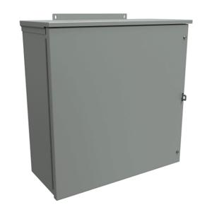 HAMMOND C3R242410HCR Enclosure, 24 x 24 x 10 Inch Size, Wall Mount, Galvanized Steel, Ansi 61 Gray | CV7JWD