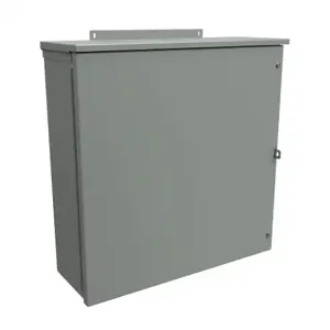 HAMMOND C3R24248HCR Enclosure, 24 x 24 x 8 Inch Size, Wall Mount, Galvanized Steel, Ansi 61 Gray | CV7JWE