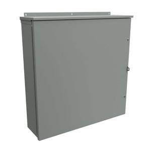 HAMMOND C3R30308HCR Enclosure, 30 x 30 x 8 Inch Size, Wall Mount, Galvanized Steel, Ansi 61 Gray | CV7JWH