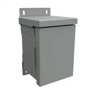 HAMMOND C3R644HCR Enclosure, 6 x 4 x 4 Inch Size, Wall Mount with Knockouts, Galvanized Steel | CV7JWJ