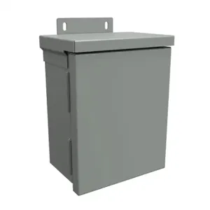 HAMMOND C3R864HCR Enclosure, 8 x 6 x 4 Inch Size, Wall Mount with Knockouts, Galvanized Steel | CV7JWL