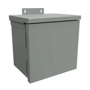 HAMMOND C3R886HCR Enclosure, 8 x 8 x 6 Inch Size, Wall Mount with Knockouts, Galvanized Steel | CV7JWM