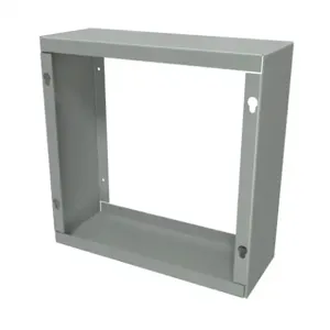 HAMMOND CS1010EXT4 Extender Ring, 10 x 10 x 4 Inch Size, Carbon Steel, Ansi 61 Gray, Powder Coat Finish | CV7YCJ