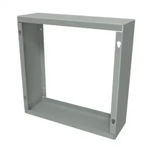 HAMMOND CS1212EXT4 Extender Ring, 12 x 12 x 4 Inch Size, Carbon Steel, Ansi 61 Gray, Powder Coat Finish | CV7YCK