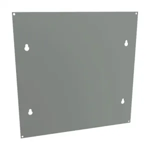 HAMMOND CSFC1010 Flush Cover, Carbon Steel, 16 Gauge, Ansi 61 Gray, Powder Coat Finish | CV7GXY