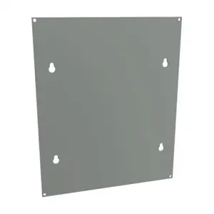 HAMMOND CSFC108 Flush Cover, Carbon Steel, 16 Gauge, Ansi 61 Gray, Powder Coat Finish | CV7GXZ