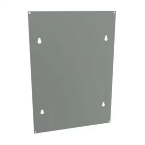 HAMMOND CSFC128 Flush Cover, Carbon Steel, 16 Gauge, Ansi 61 Gray, Powder Coat Finish | CV7GYB