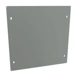 HAMMOND CSFC1616 Flush Cover, Carbon Steel, 16 Gauge, Ansi 61 Gray, Powder Coat Finish | CV7GYC