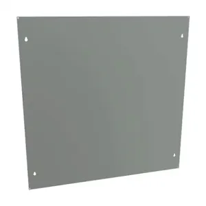 HAMMOND CSFC2424 Flush Cover, Carbon Steel, 14 Gauge, Ansi 61 Gray, Powder Coat Finish | CV7GYG