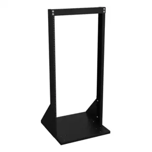 HAMMOND DNRR1942LDK Knockdown Rack, 24U, 19 Inch Rack Width, 800Lb Capacity, Carbon Steel, Black | CV7WVV