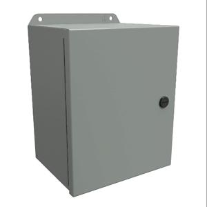 HAMMOND EJ1086 Enclosure, 10 x 8 x 6 Inch Size, Wall Mount, Carbon Steel, Ansi 61 Gray | CV7KAK