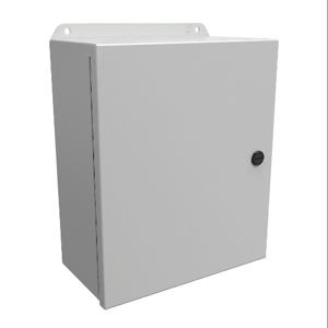 HAMMOND EJ12105LG Enclosure, 12 x 10 x 5 Inch Size, Wall Mount, Carbon Steel, Ral 7035 Light Gray | CV7KAT