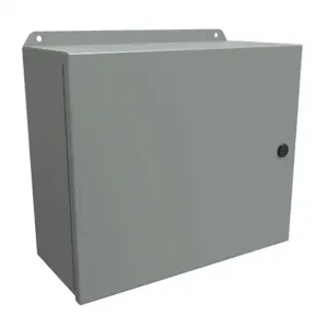 HAMMOND EJ12146 Enclosure, 12 x 14 x 6 Inch Size, Wall Mount, Carbon Steel, Ansi 61 Gray | CV7KBQ