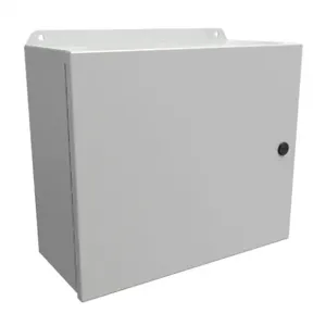 HAMMOND EJ12146LG Enclosure, 12 x 14 x 6 Inch Size, Wall Mount, Carbon Steel, Ral 7035 Light Gray | CV7KBR