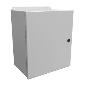 HAMMOND EJ14128LG Enclosure, 14 x 12 x 8 Inch Size, Wall Mount, Carbon Steel, Ral 7035 Light Gray | CV7KCF