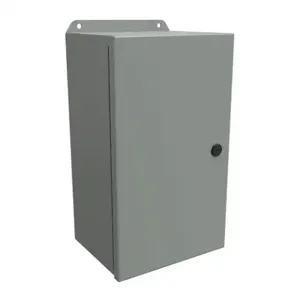 HAMMOND EJ1486 Enclosure, 14 x 8 x 6 Inch Size, Wall Mount, Carbon Steel, Ansi 61 Gray | CV7KCL