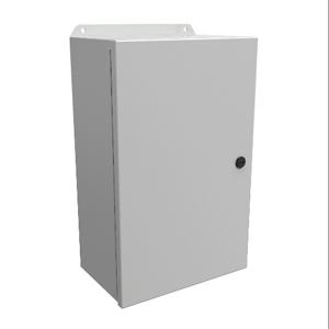 HAMMOND EJ16106LG Enclosure, 16 x 10 x 6 Inch Size, Wall Mount, Carbon Steel, Ral 7035 Light Gray | CV7KCP