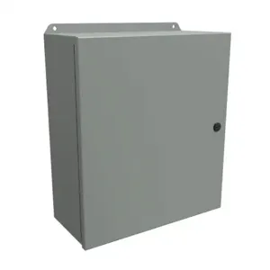 HAMMOND EJ16146 Enclosure, 16 x 14 x 6 Inch Size, Wall Mount, Carbon Steel, Ansi 61 Gray | CV7KCW