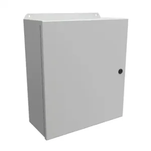 HAMMOND EJ16146LG Enclosure, 16 x 14 x 6 Inch Size, Wall Mount, Carbon Steel, Ral 7035 Light Gray | CV7KCY