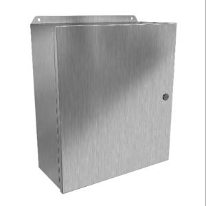 HAMMOND EJ16146S16 Enclosure, 16 x 14 x 6 Inch Size, Wall Mount, 316 Stainless Steel, #4 Brush Finish | CV7KCZ