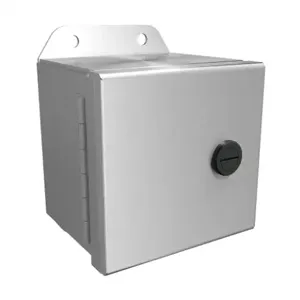 HAMMOND EJ443AL Enclosure, 4 x 4 x 3 Inch Size, Wall Mount | CV7KDH