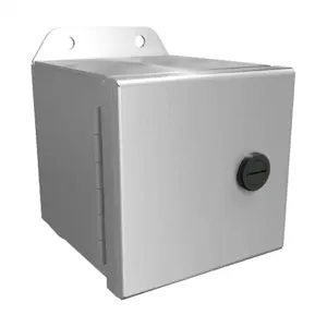 HAMMOND EJ444AL Enclosure, 4 x 4 x 4 Inch Size, Wall Mount | CV7KDN