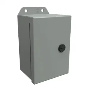 HAMMOND EJ643 Enclosure, 6 x 4 x 3 Inch Size, Wall Mount, Carbon Steel, Ansi 61 Gray | CV7KDT