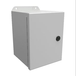 HAMMOND EJ866LG Enclosure, 8 x 6 x 6 Inch Size, Wall Mount, Carbon Steel, Ral 7035 Light Gray | CV7KEW