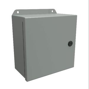 HAMMOND EJ884 Enclosure, 8 x 8 x 4 Inch Size, Wall Mount, Carbon Steel, Ansi 61 Gray | CV7KEZ